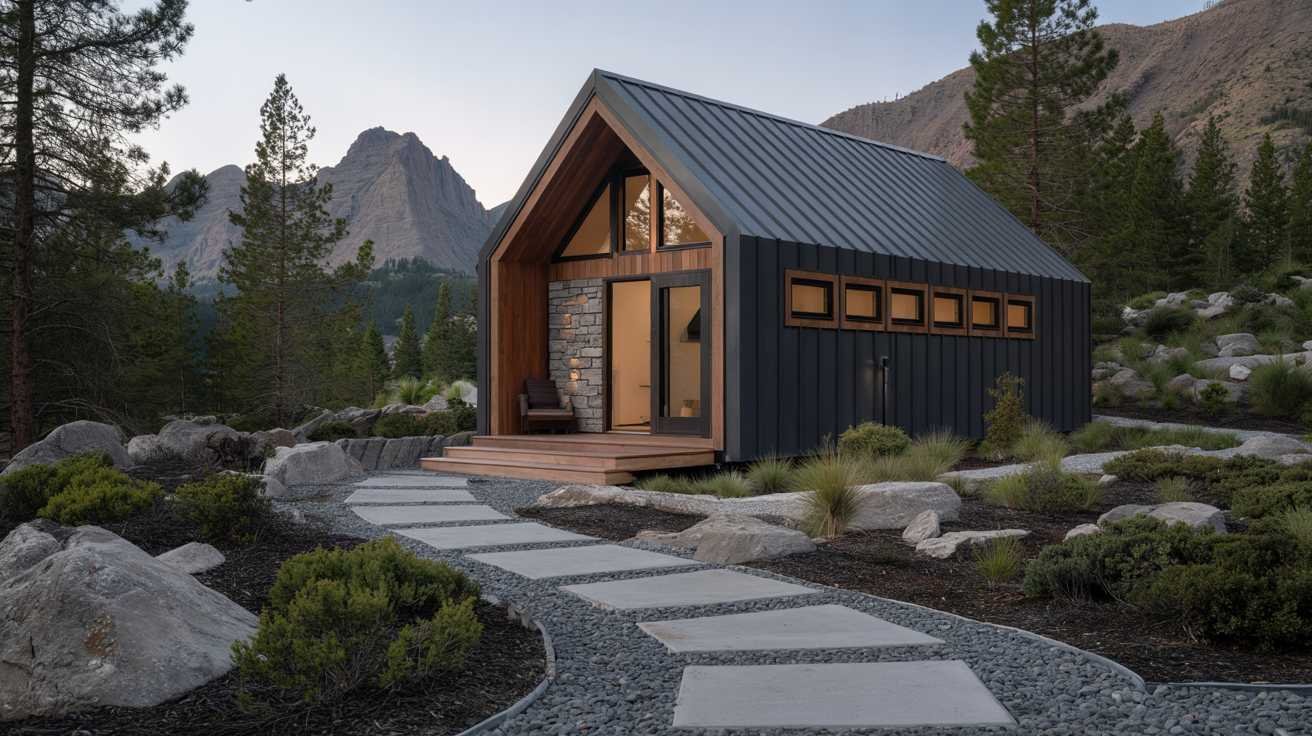 Charcoal & Cedar Mountain – Where Modern Minimalism Meets Alpine Vibes