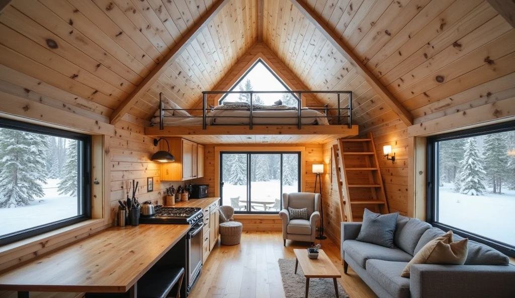 Mountain Modern Tiny Home interior