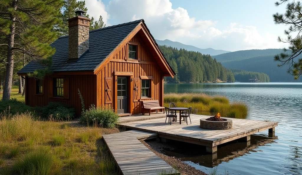 Lakeside Retreat - Rustic Charm by the Water