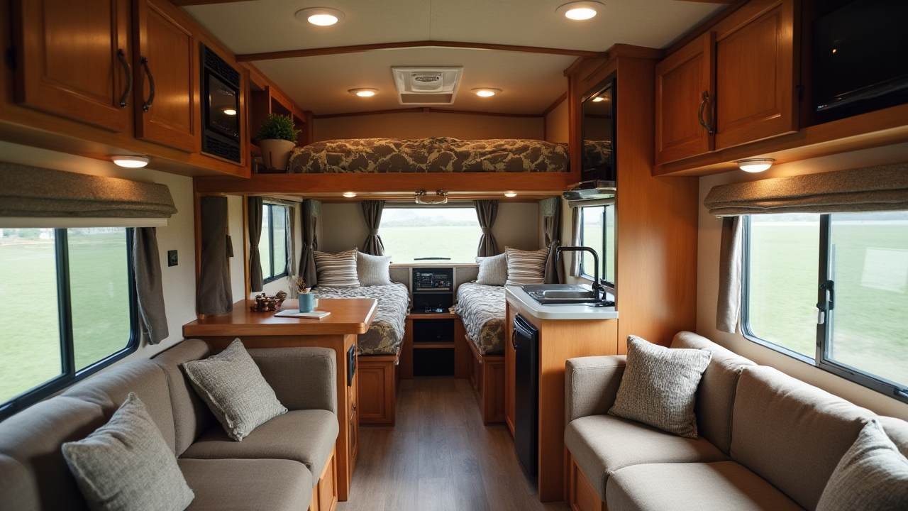 Rustic Retreat RV interior