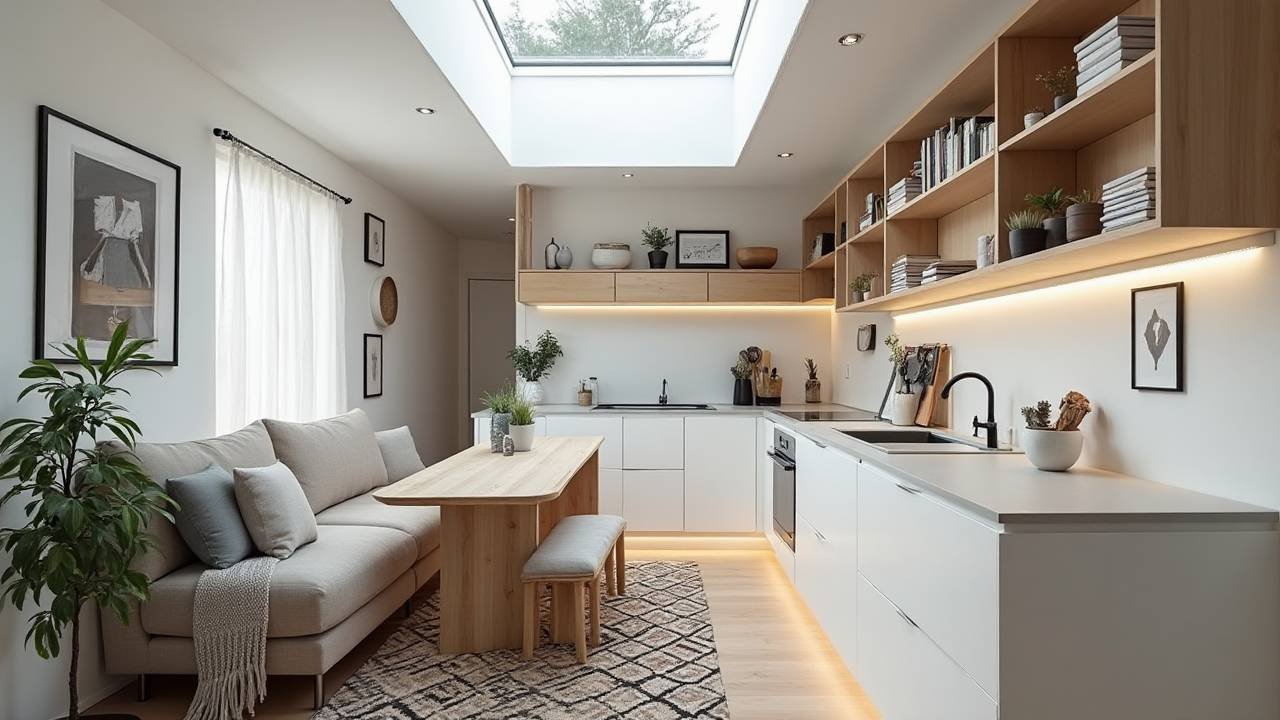 Scandinavian Minimalist Living interior