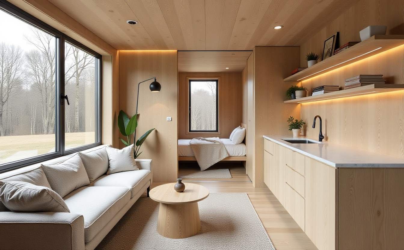 Scandinavian Minimalist Retreat Interior