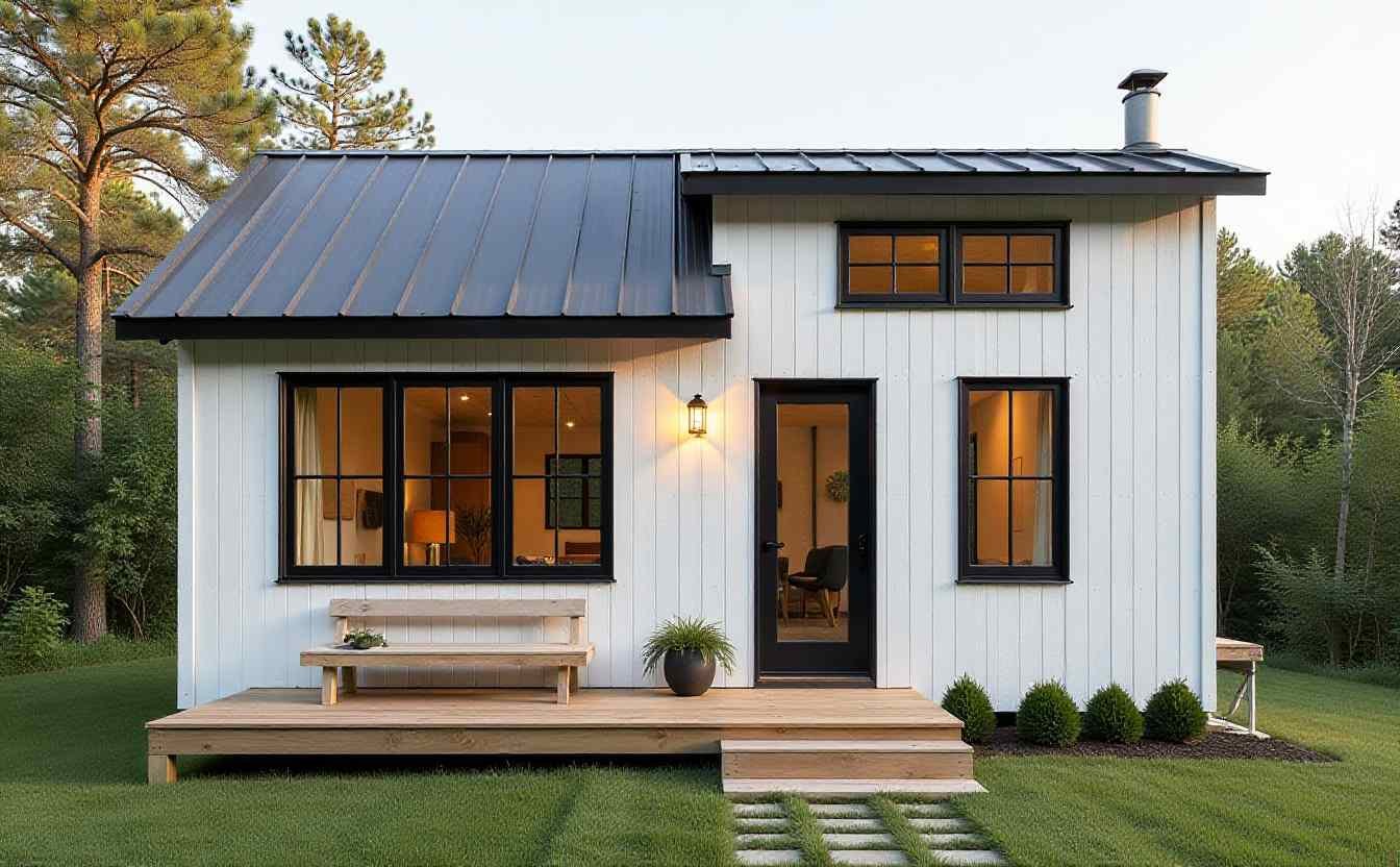 Pure White Haven - Scandinavian Minimalist Tiny Home That Maximizes Every Square Inch
