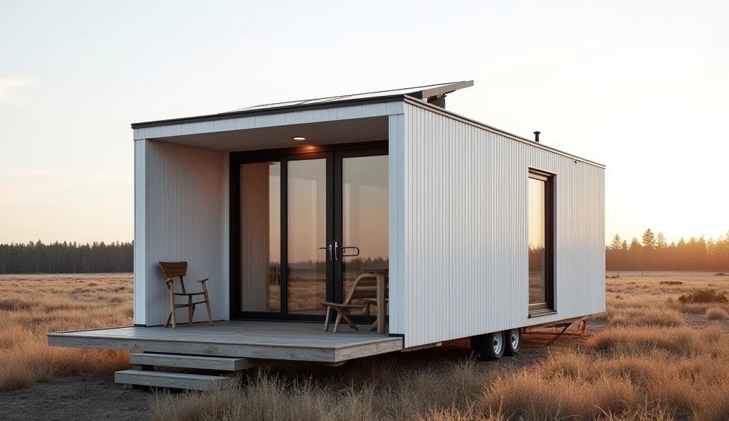 Nordic Serenity on Wheels - Tiny Home Living with Scandinavian Soul
