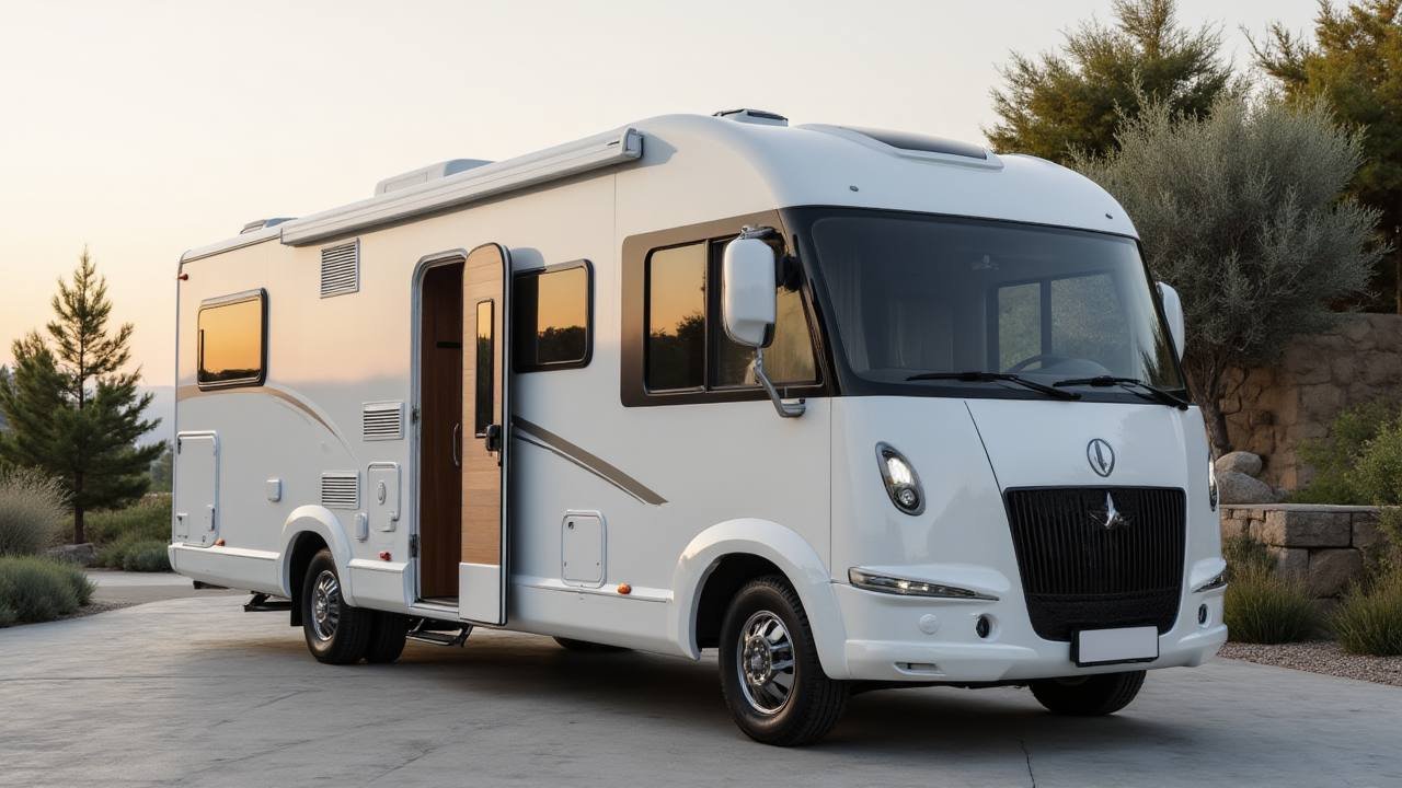 Nordic White Haven - Scandinavian Sanctuary Motorhome Design