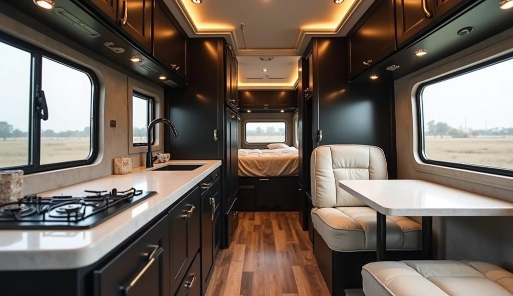 Sleek & Spacious This RV Unfolds Your Outdoor Oasis interior