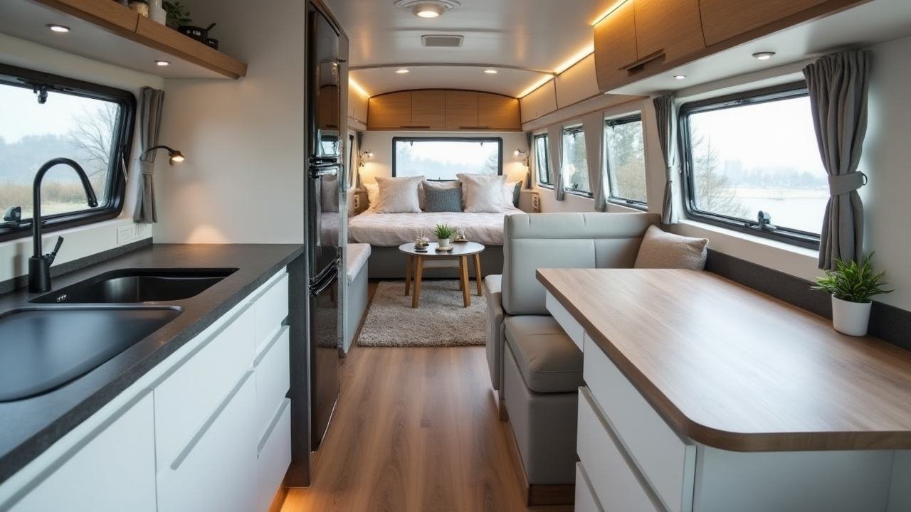 The Arctic Chalet Motorhome Interior