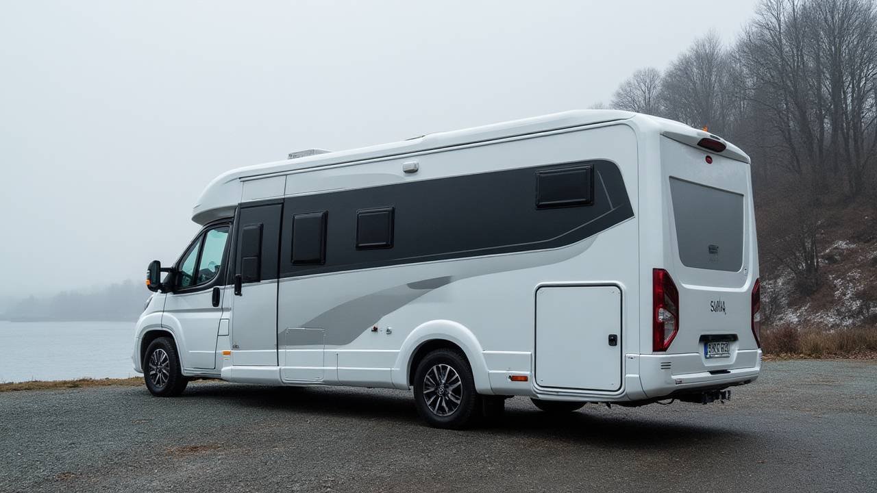 Alpine Snow Retreat - Arctic Chalet Motorhome Sanctuary