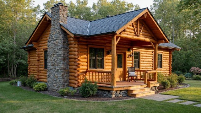 Rustic Charm Cabin - A Cozy Tiny Home Escape