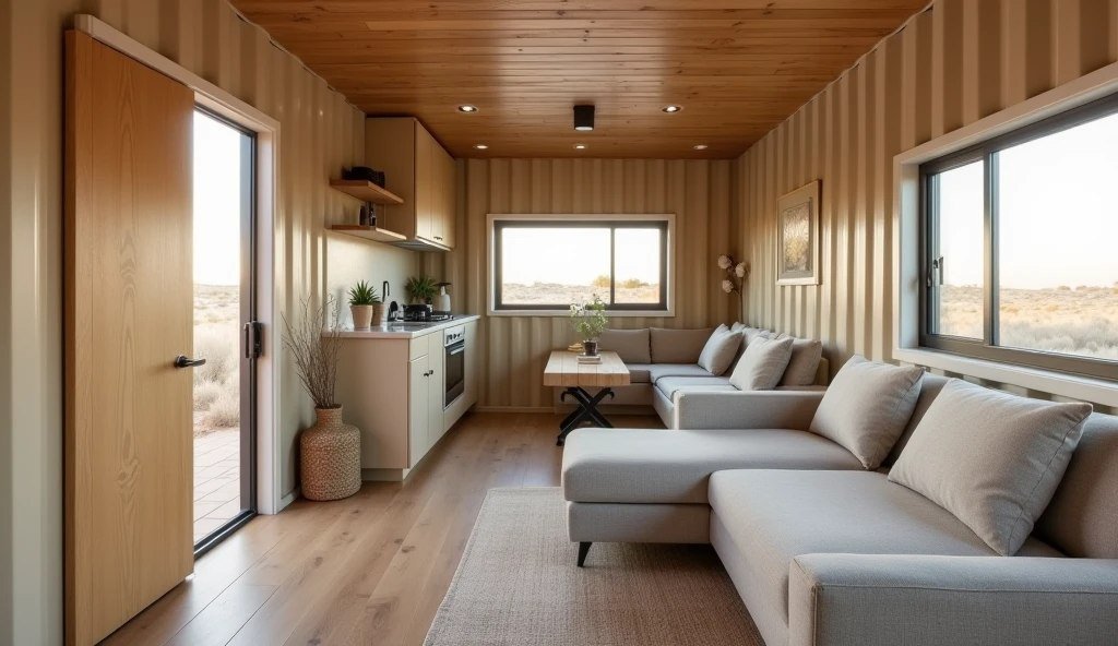 The Desert Modern Tiny Container Home interior