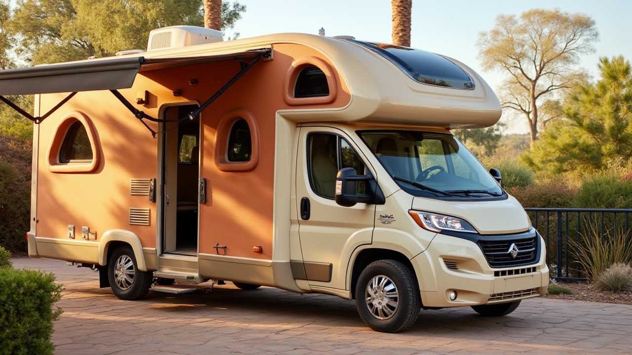 Tuscan Sunset Retreat - Mediterranean Villa Motorhome Elegance