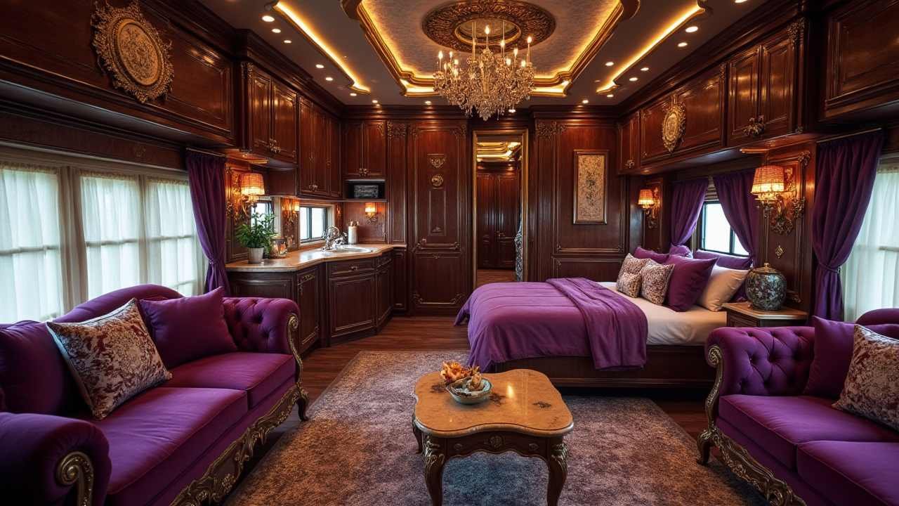 The Neo-Baroque Opera Motorhome interior