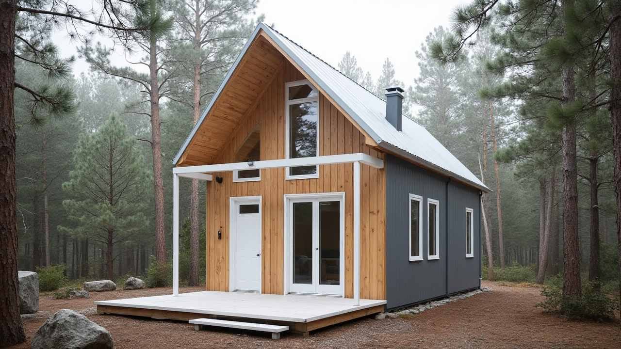 Cedar & Charcoal Forest Escape - Nordic Cabin Sanctuary That Embraces Wilderness Living