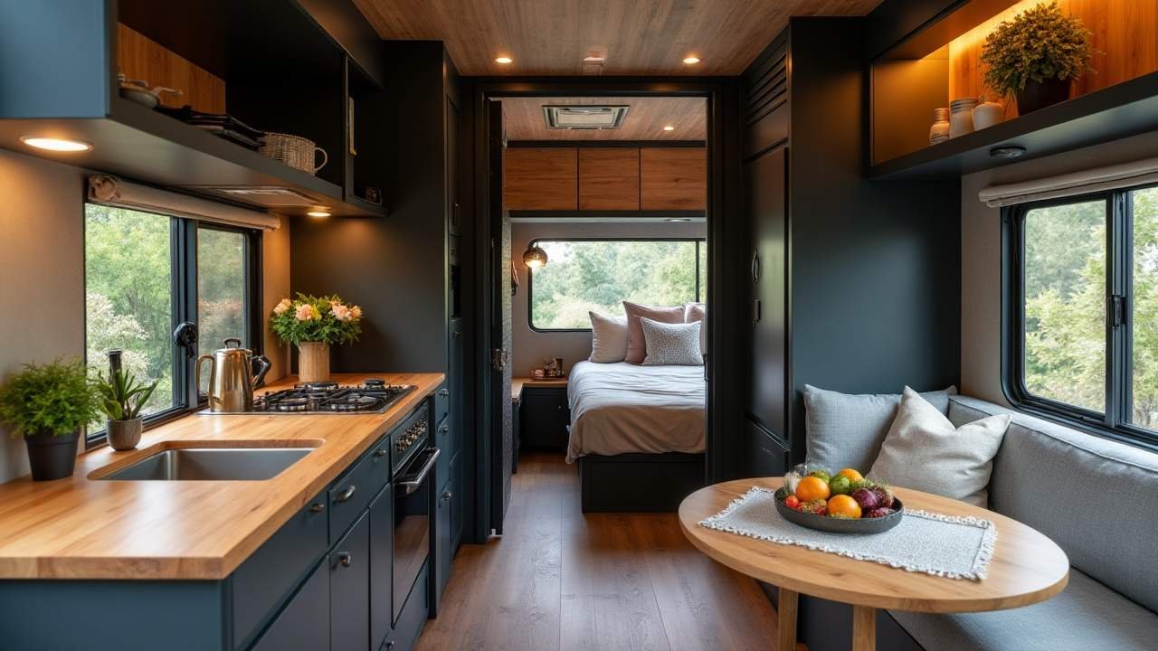 The Zen Garden Pavilion Motorhome interior