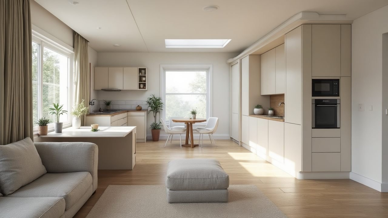 The Zen Retreat Tiny Home interior