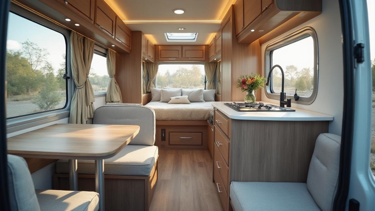 Ultimate Comfort Travel Trailer with Outdoor Lounge Interior