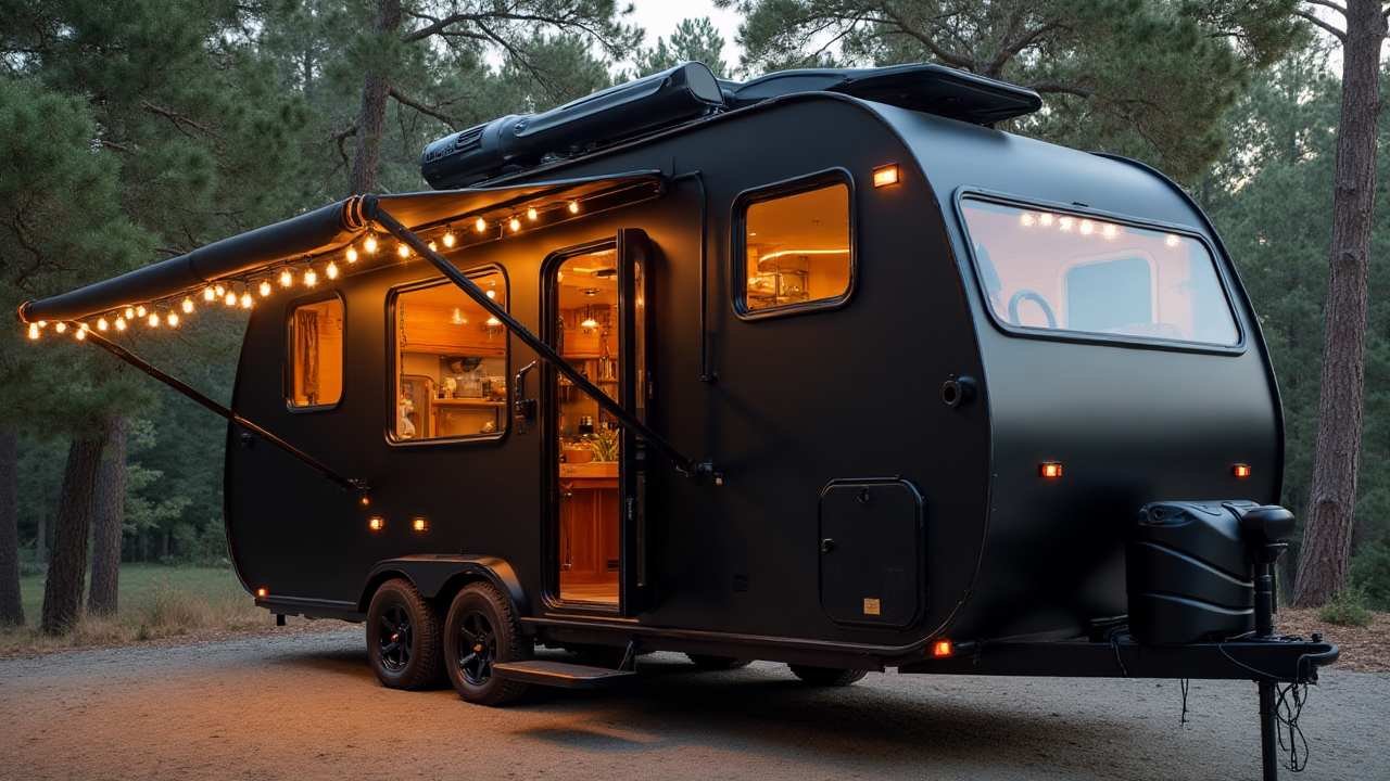Midnight Sanctuary - Urban Oasis RV That Transforms City Camping Into Luxury Living