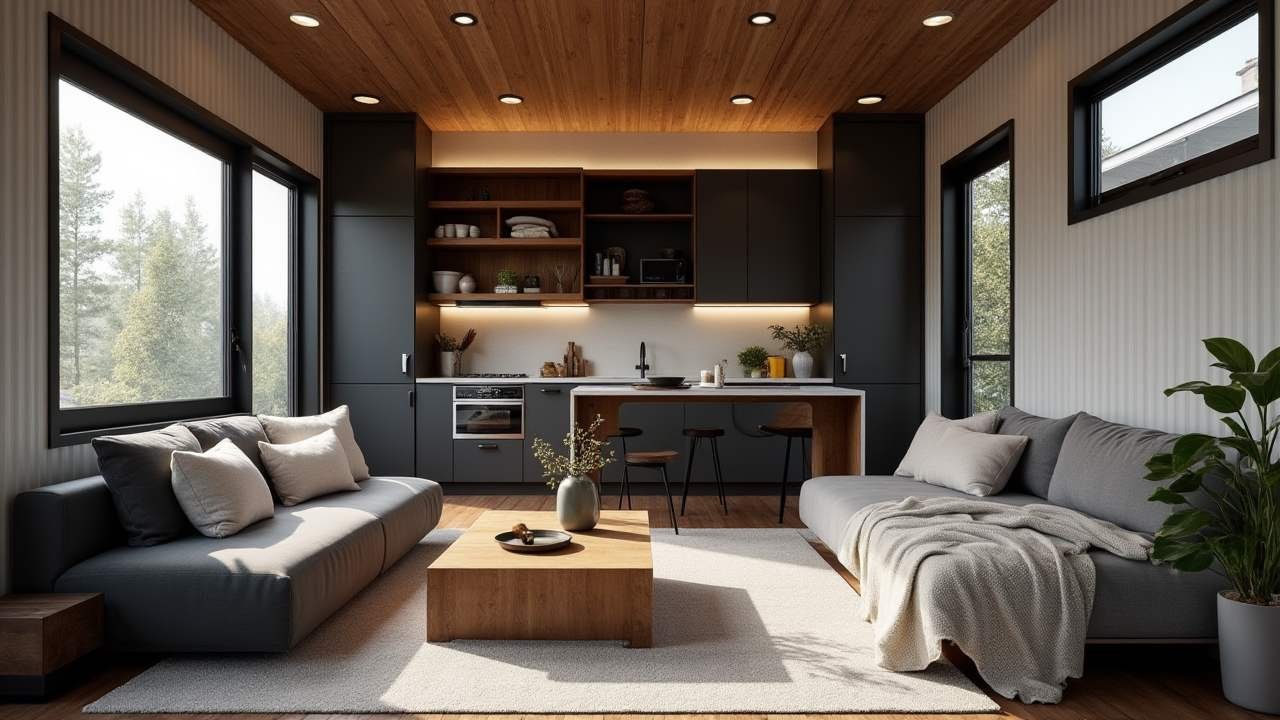 Vertical Loft-Style Living with Multifunctional Zones interior