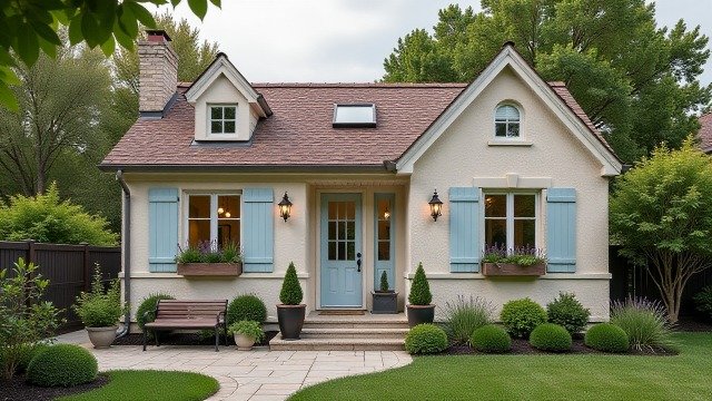 Provence Blue Cottage - French Country Charm with Accessible Garden Living