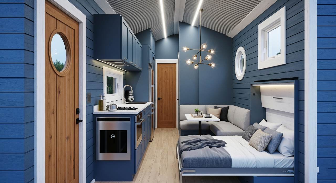 HarborHaus Nautical Smart Cottage interior