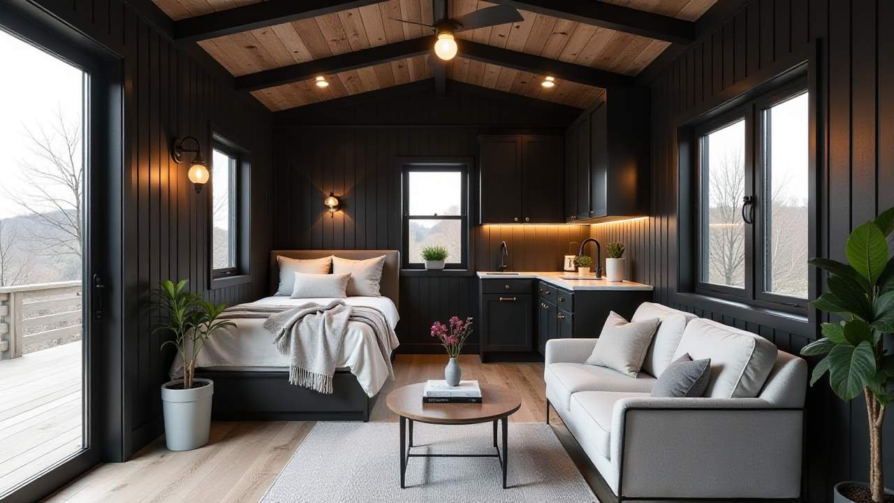 Industrial-Chic Accessible Urban Loft on Wheels interior
