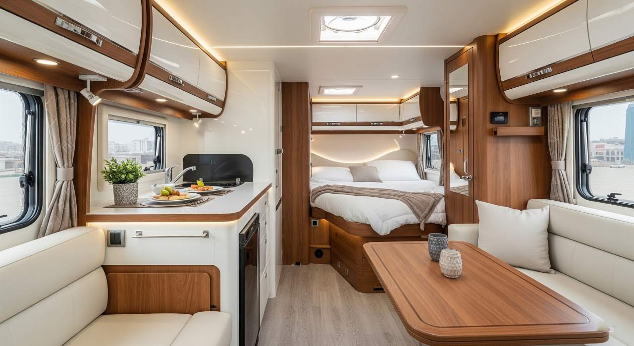 Minimalist Zen Retreat RV interior