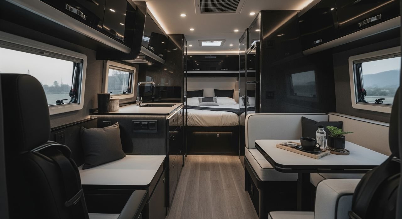 Modern Industrial RV interior