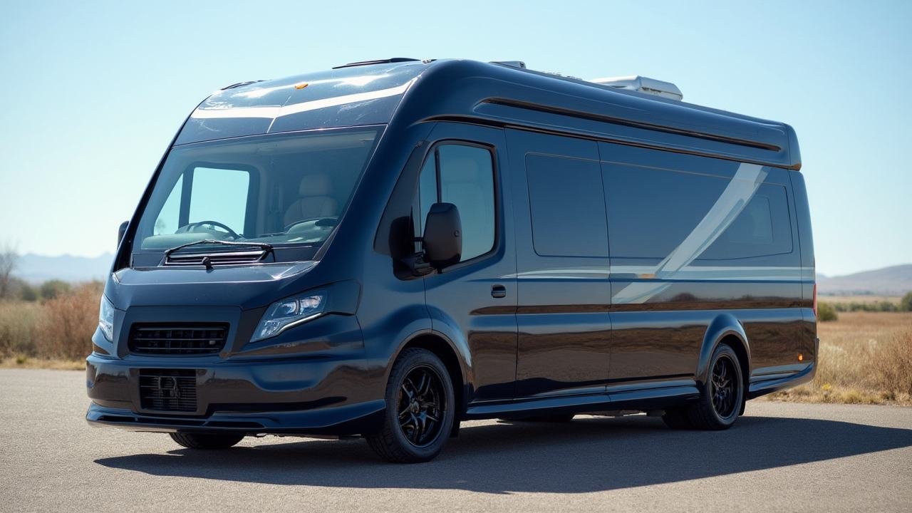 Deep Ocean Elegance: Luxury Motorhome with Yacht-Inspired Design