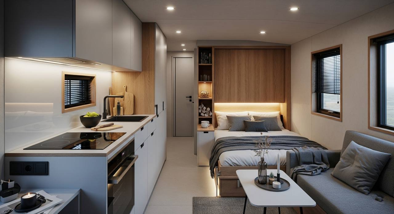 NeoZen Minimalist Smart Pod interior