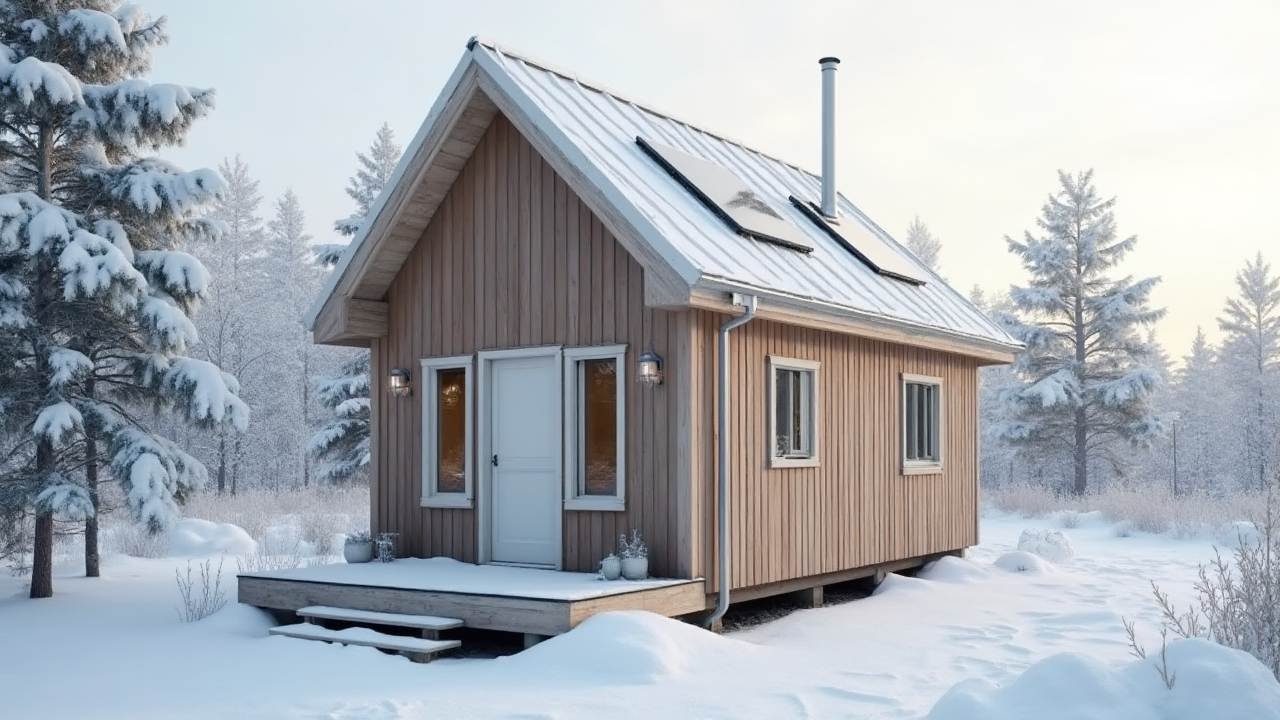 Frost-Ready Nordic Cabin - Winter Warmth with Smart Simplicity