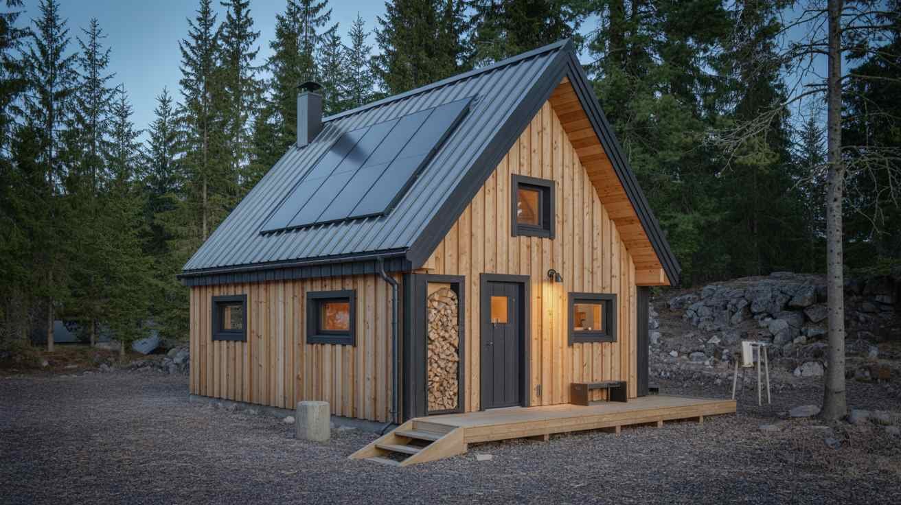 PineClad Nordic Micro Chalet - Sustainability Meets Alpine Style