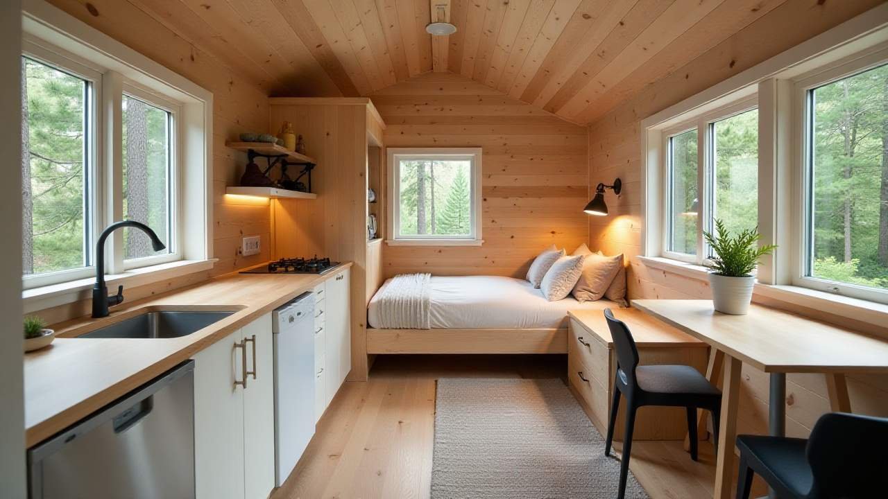 Scandinavian Forest Retreat – Cozy Privacy in the Pines interior