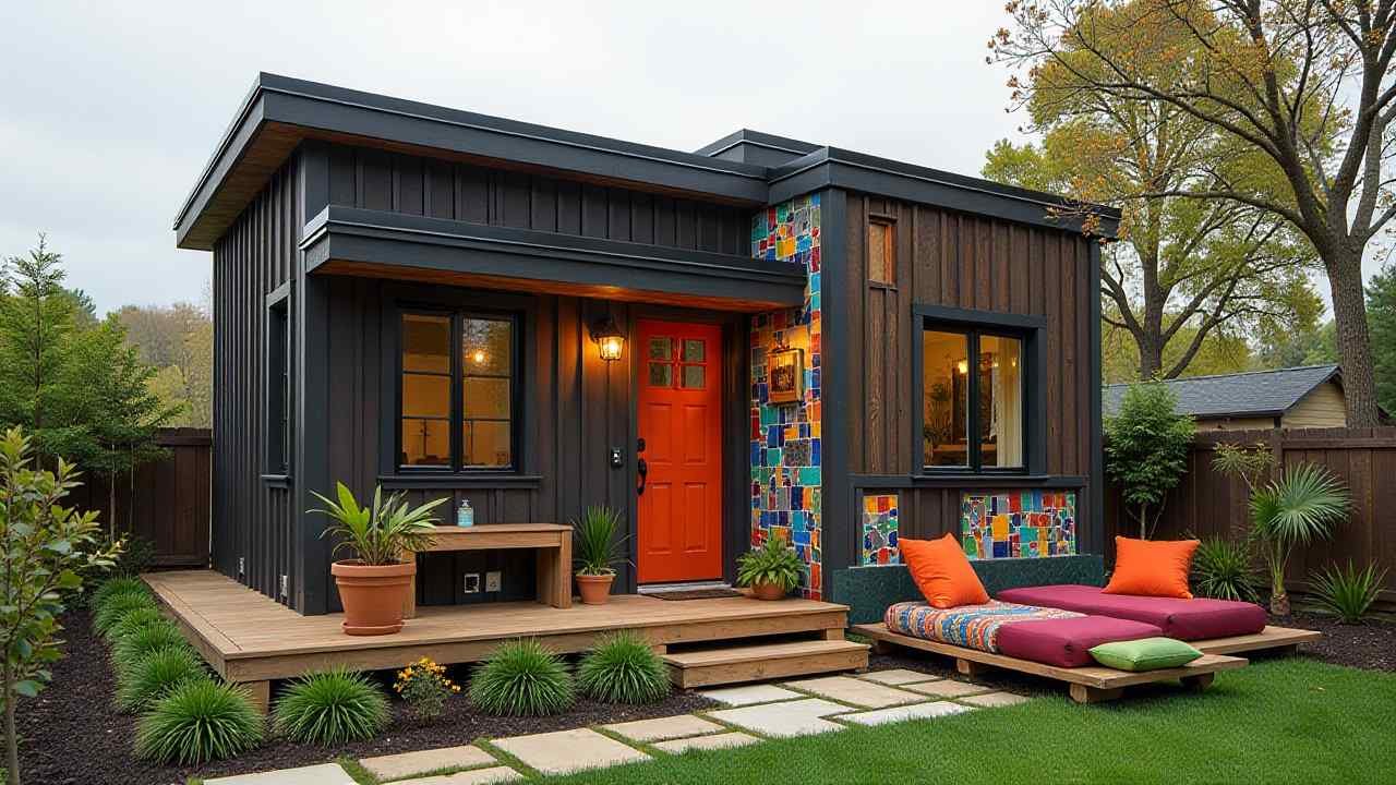 Vibrant Bohemian Studio - A Micro-Home Bursting with Artistic Energy