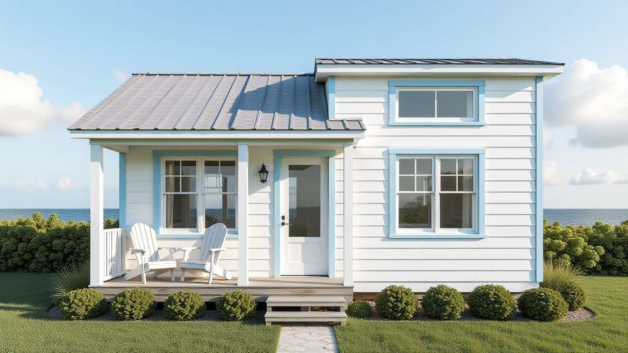 Coastal Breeze Tiny Home: Light-Filled Living with Ocean Views