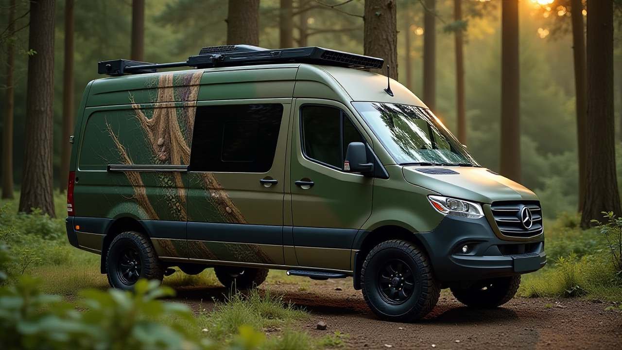 Emerald Forest Forager - Biophilic Stealth Van Living