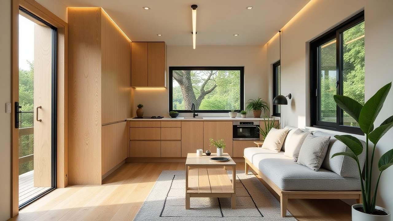The Japanese Minimalist Micro-Home – Serene Simplicity & Efficient Flow interior
