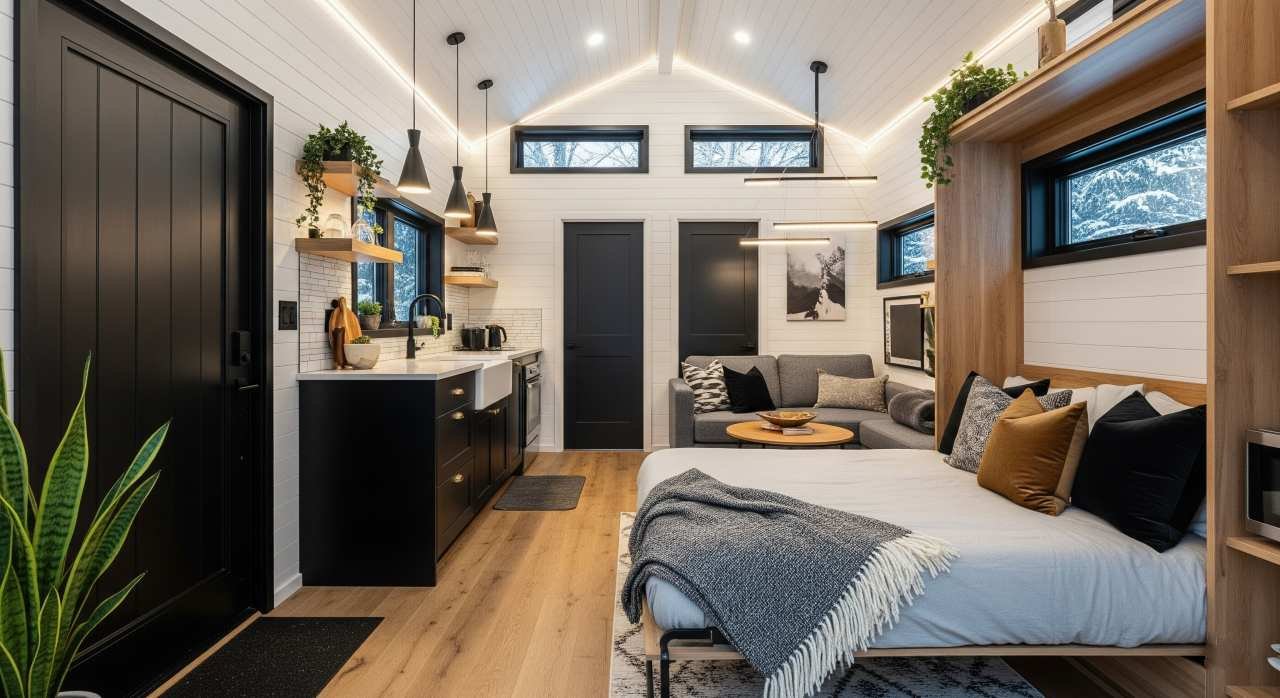 The Nordic Cabin Micro-Home – Cozy Minimalism & Efficient Design interior