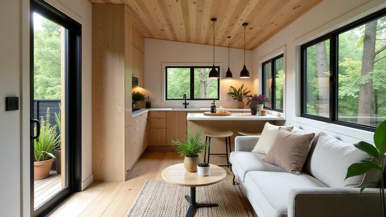 The Zen Garden Tiny Home – Tranquility with Biophilic Design interior