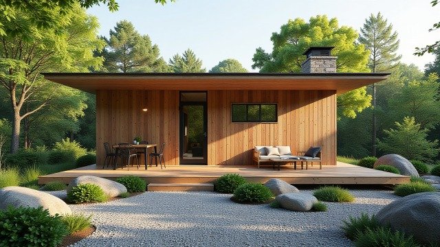 Zen Harmony Tiny Home: Tranquil Living with Nature