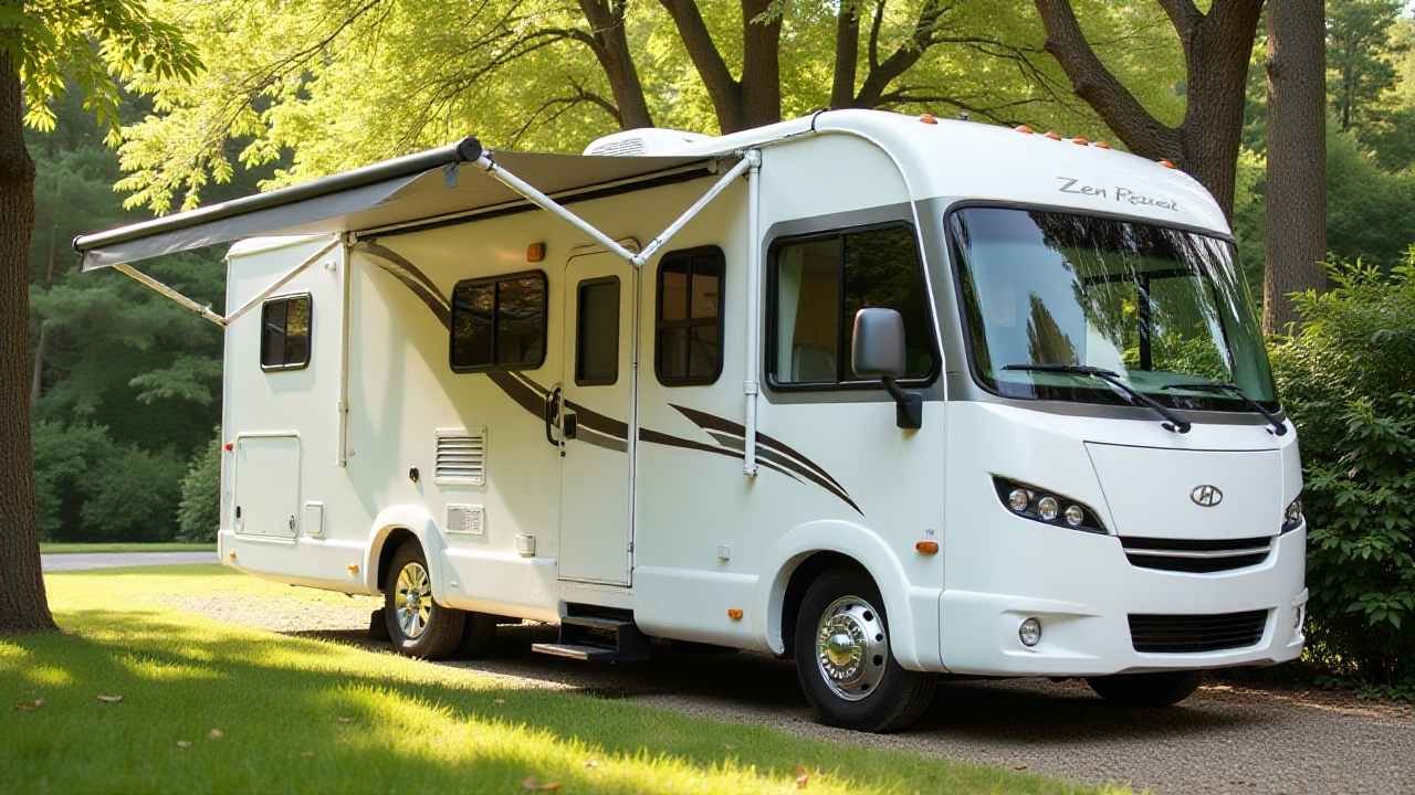 Serenity in Motion: Zen Retreat RV - Modern Minimalist Living on Wheels