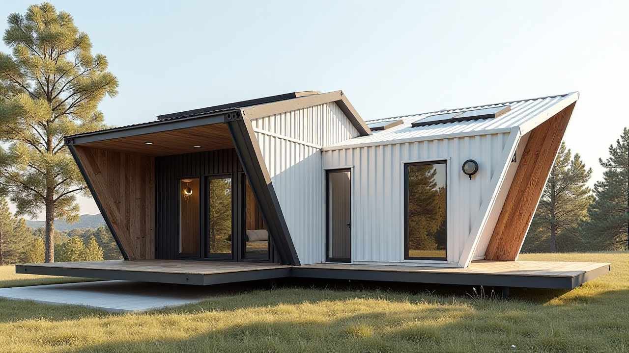 Zig-Zag Pod – Angular Urban Loft Container Home