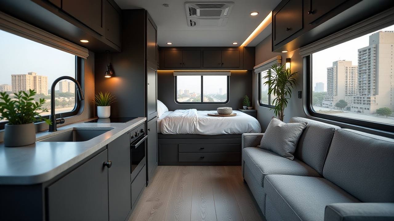 Urban Loft Industrial Chic Studio interior