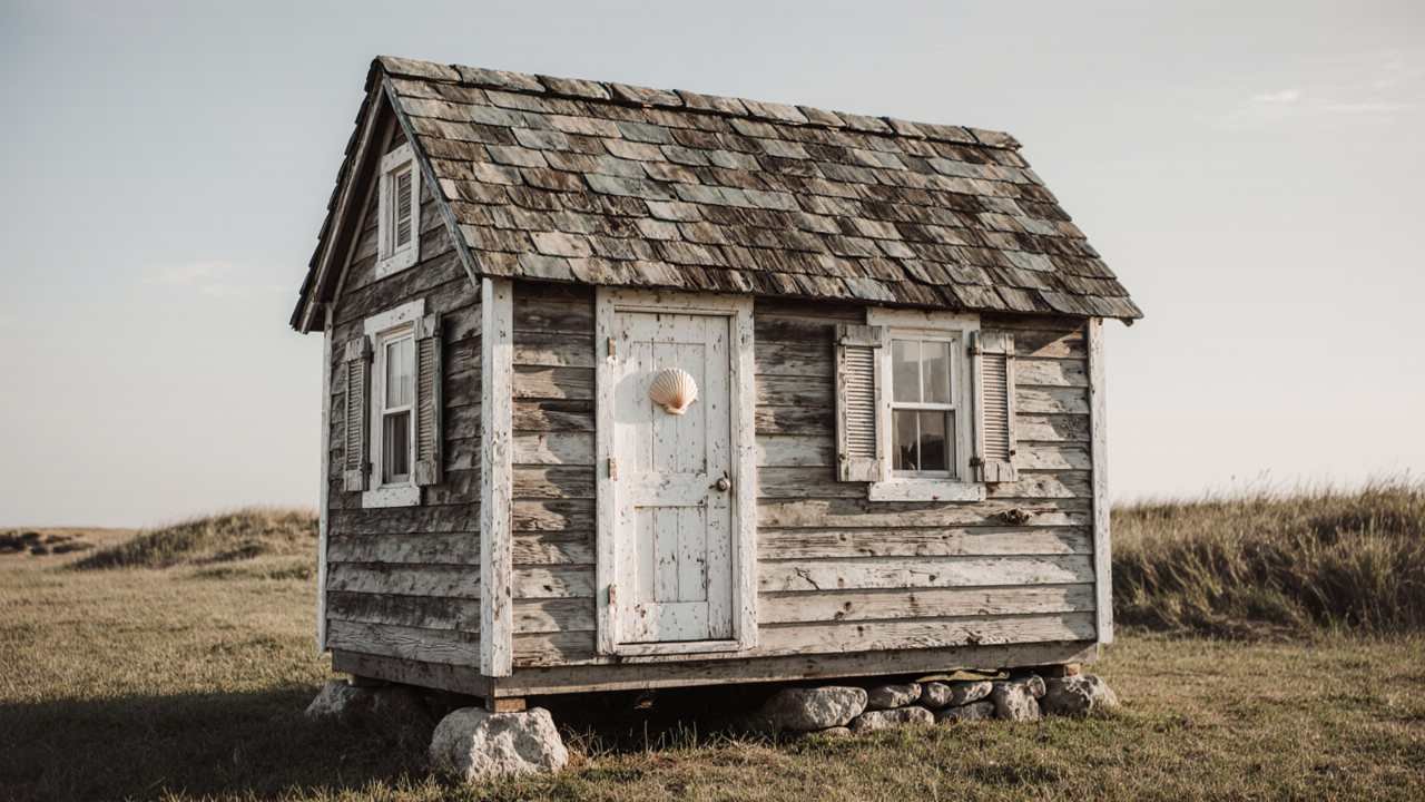 Salt-Kissed Sanctuary - Coastal Cottage Showcasing Driftwood & Weathered Shingles