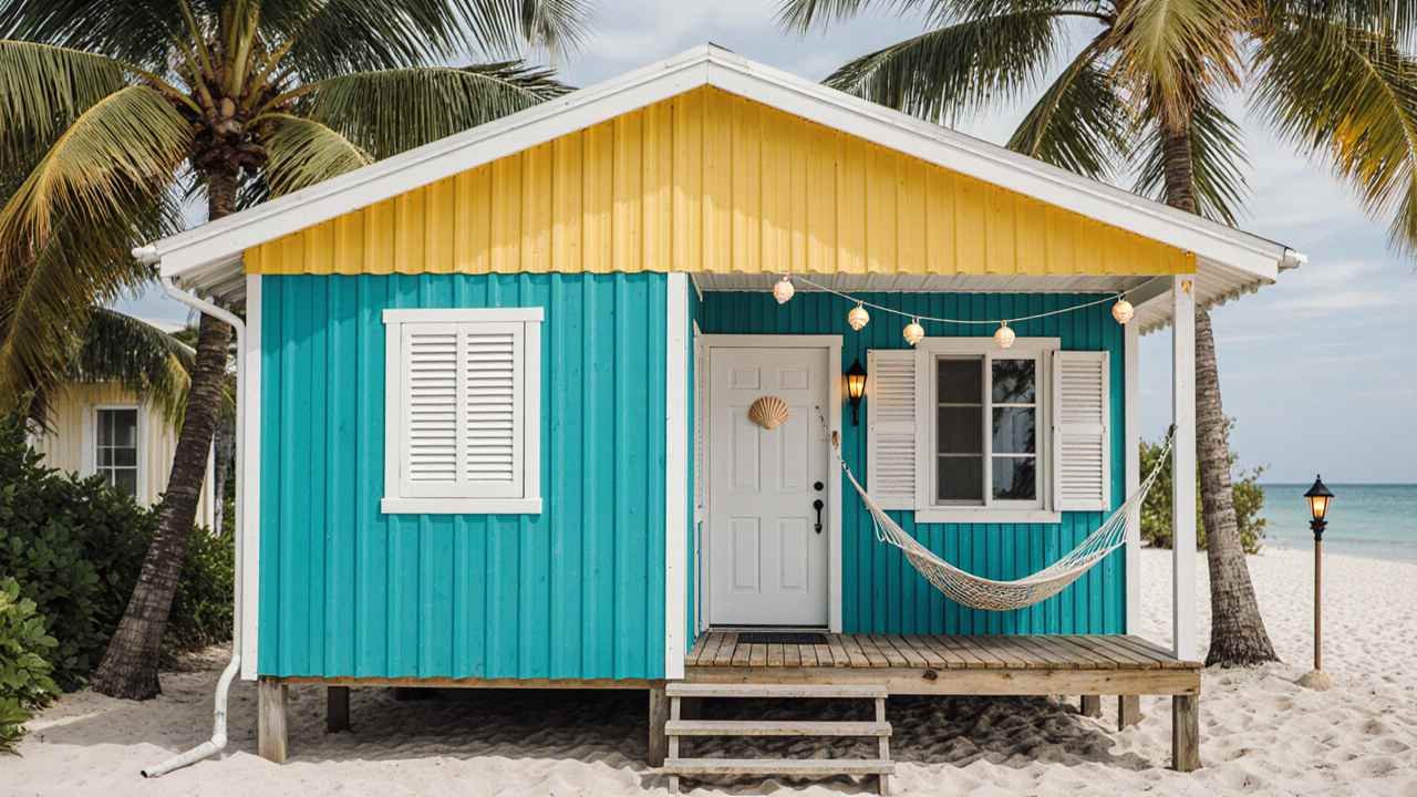 Turquoise & Sunshine Retreat - Colorful Caribbean Beach Shack That Brings Paradise Home