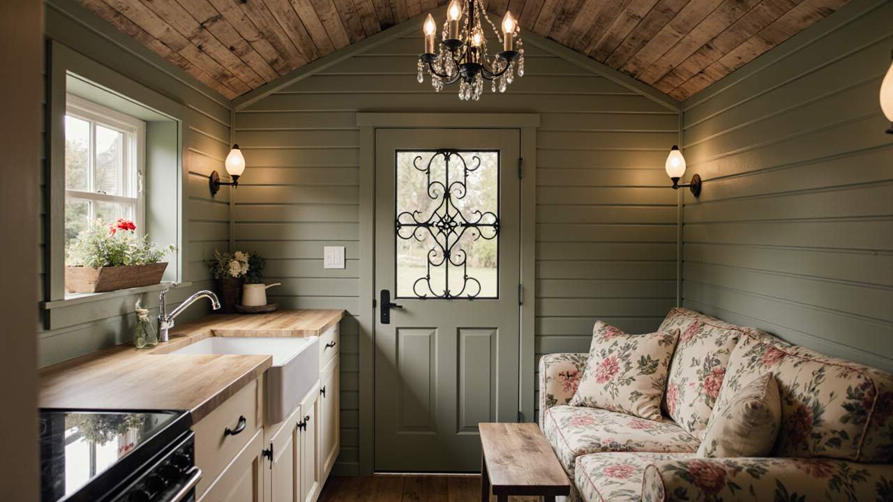 English Garden Shed – Cottage Hideaway interior