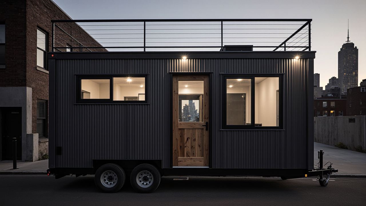 Midnight Steel Sanctuary - Industrial Urban on Wheels That Redefines Mobile Luxury