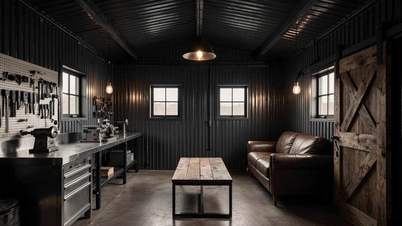 Industrial Workshop Shed interior