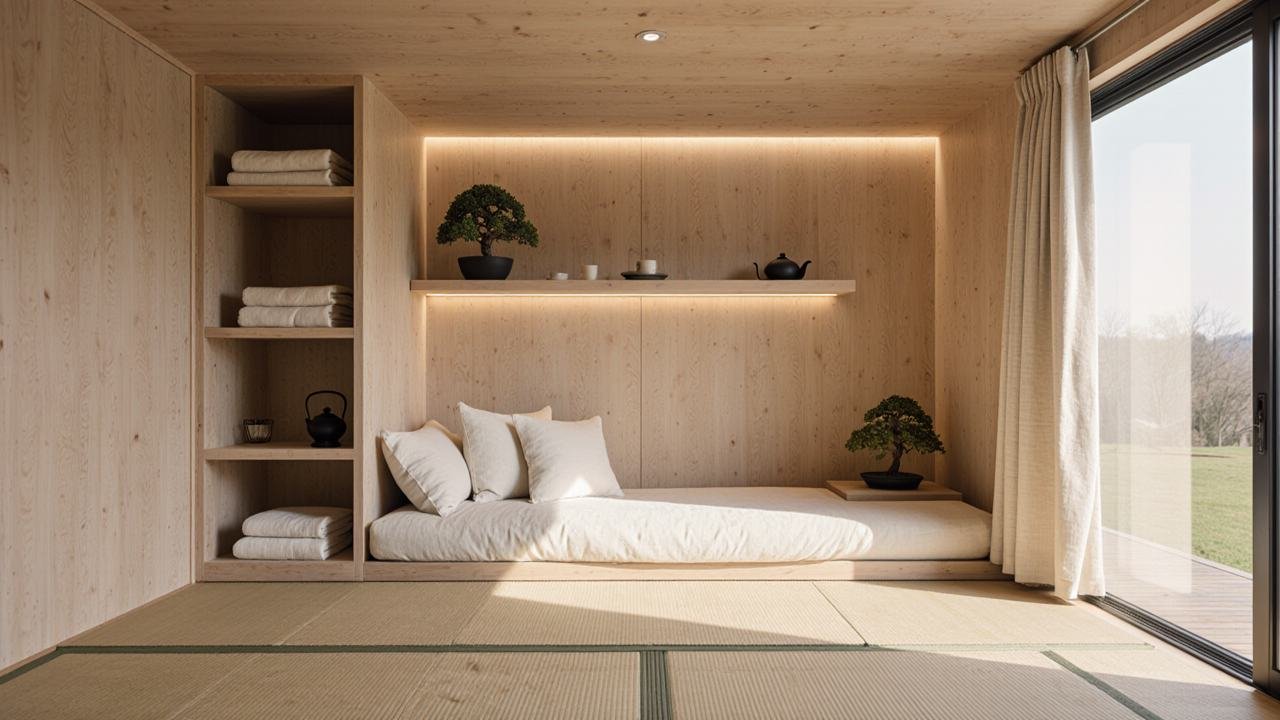 Japandi Meditation Shed – A Zen-Luxe Escape interior
