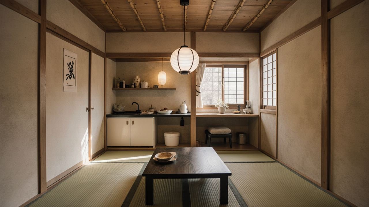 Japanese Zen Shed Pod interior
