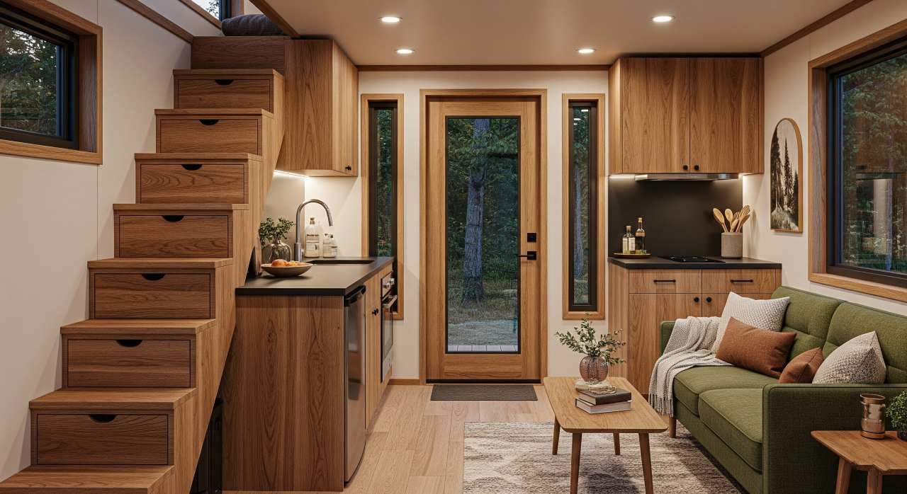 Rustic Cabin Modern – Warm Wood and Forest Vibes interior